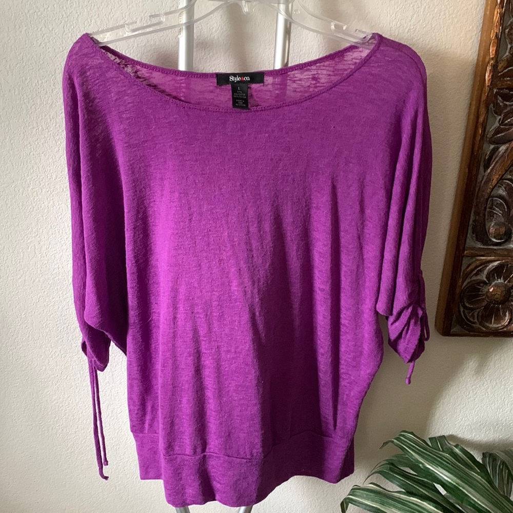 Style&Co Purple Blouse